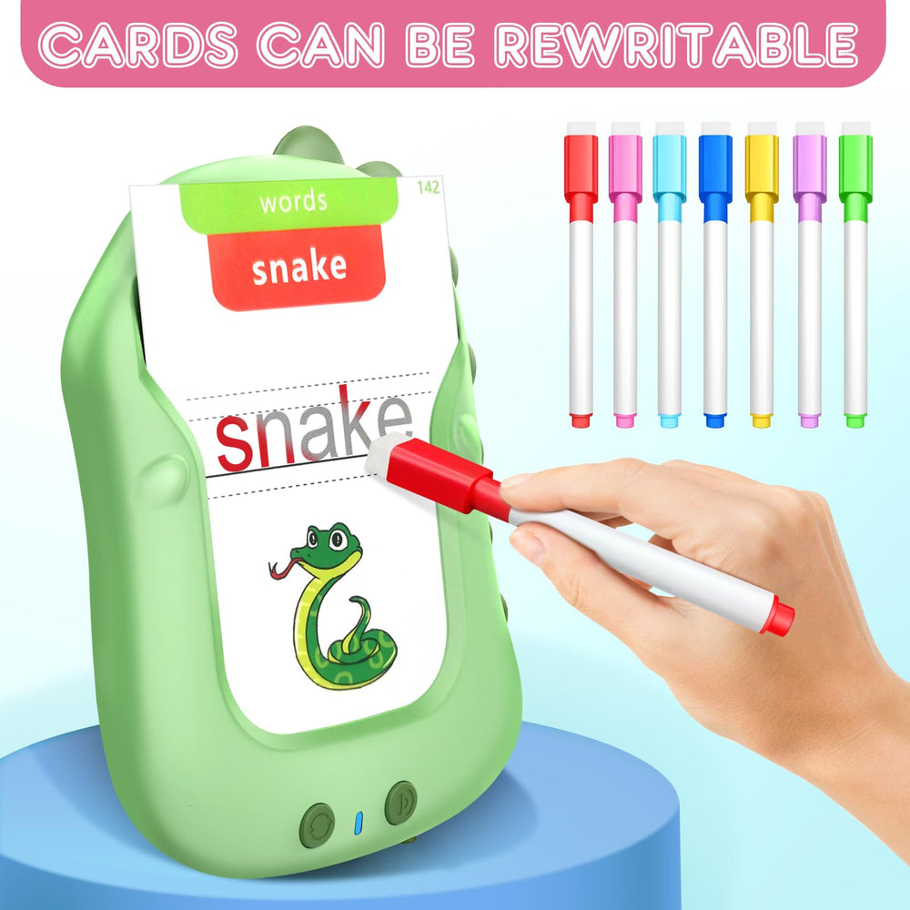 Lucky Cup talking pen in action reading words aloud