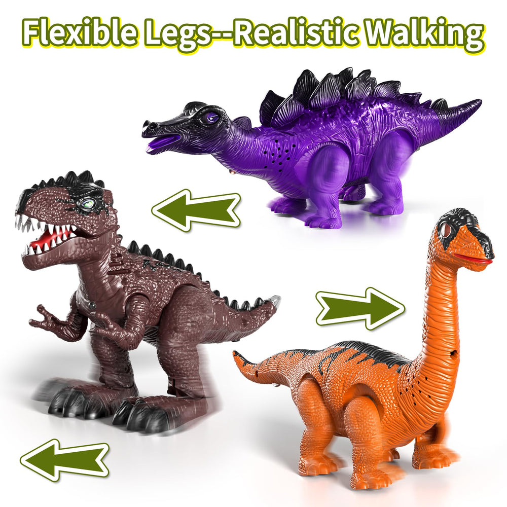 Lucky Doug 3-pack-display helps children imagine a mini Jurassic world.