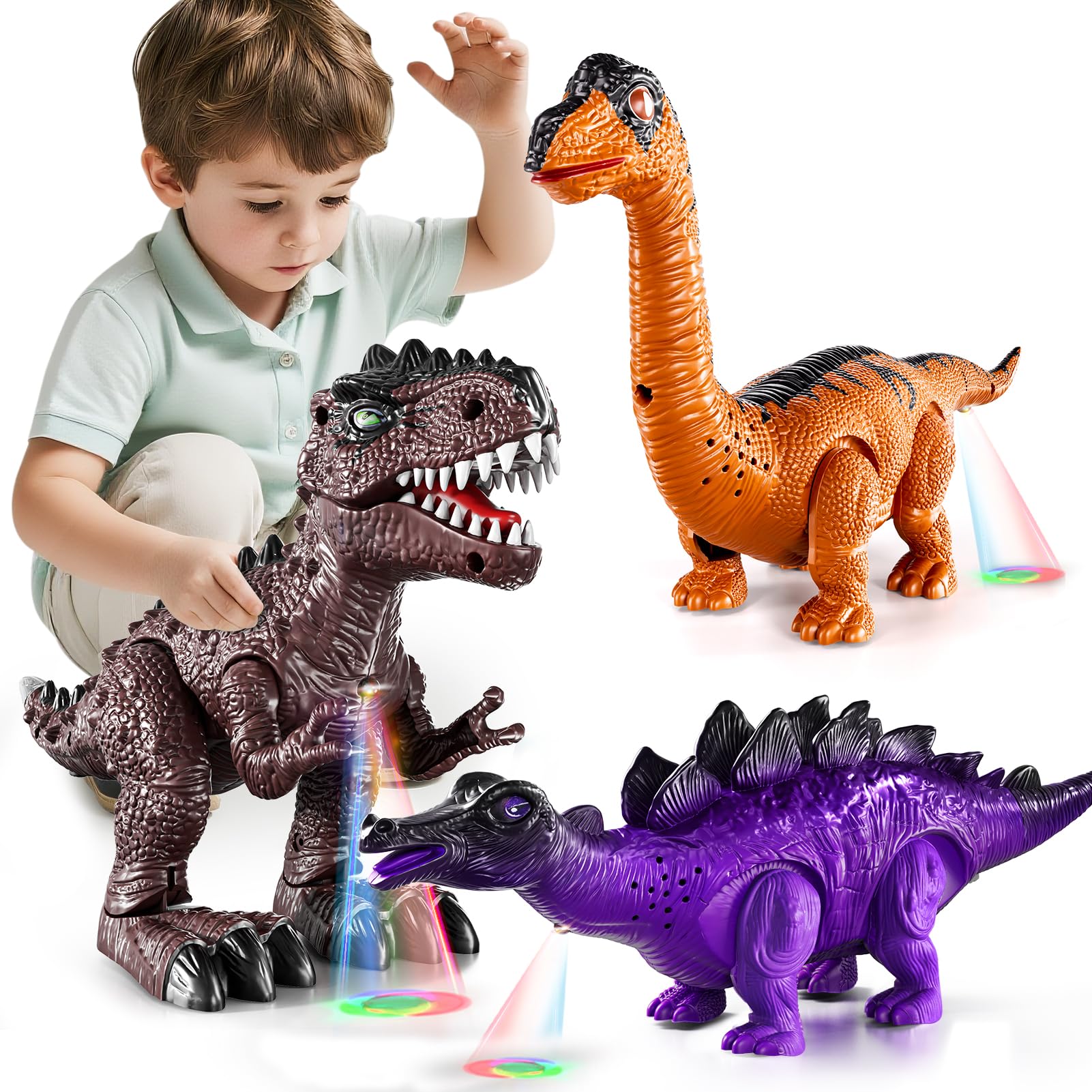 Lucky Doug tyrannosaurus-walking toy for imaginative play and storytelling.