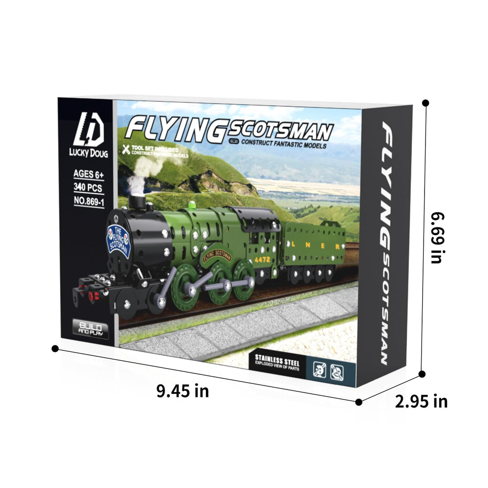 Lucky Doug Flying Scotsman-inspired design with detailed historic look.