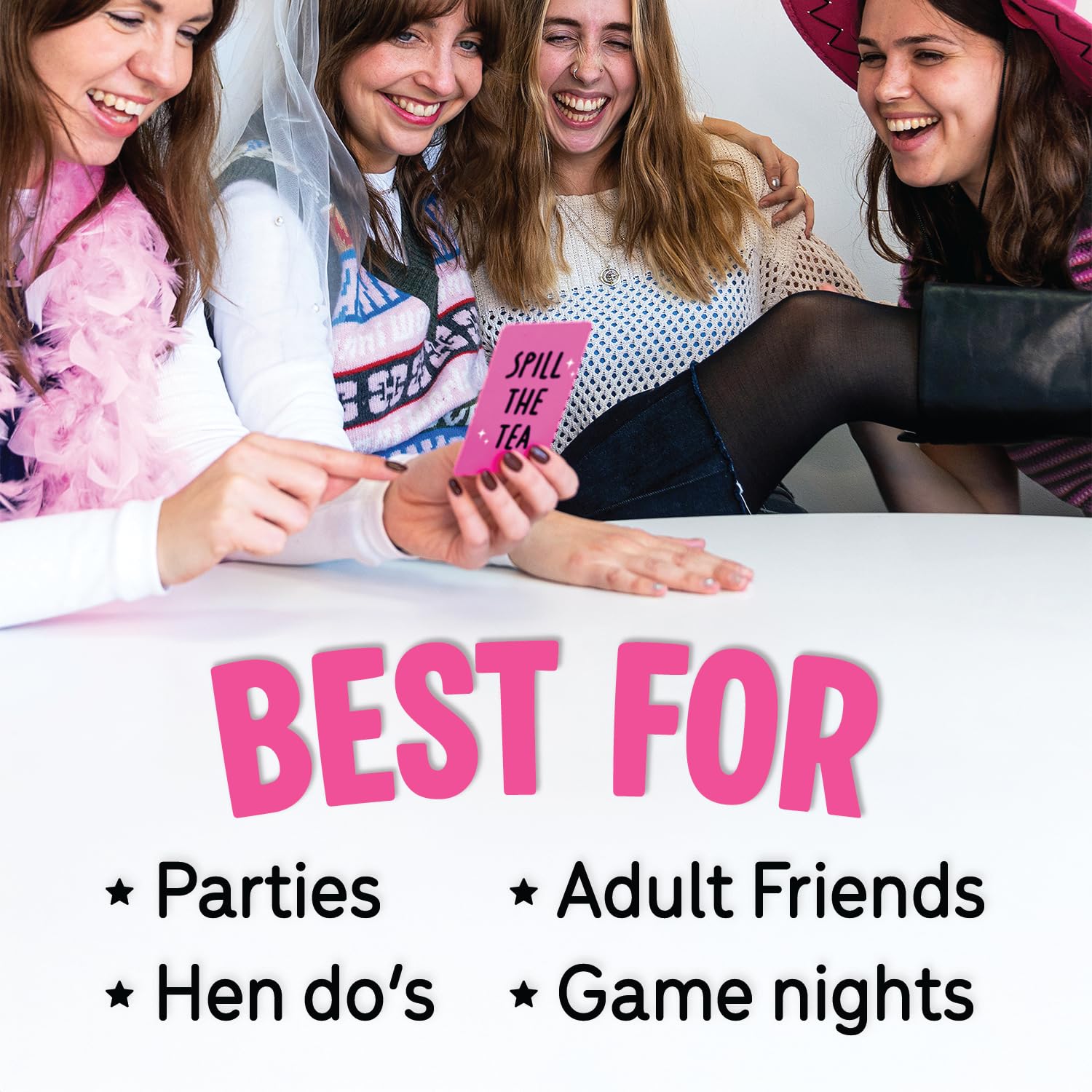 Lucky Egg bachelorette-party setup visuals convey excitement and bold prompts.