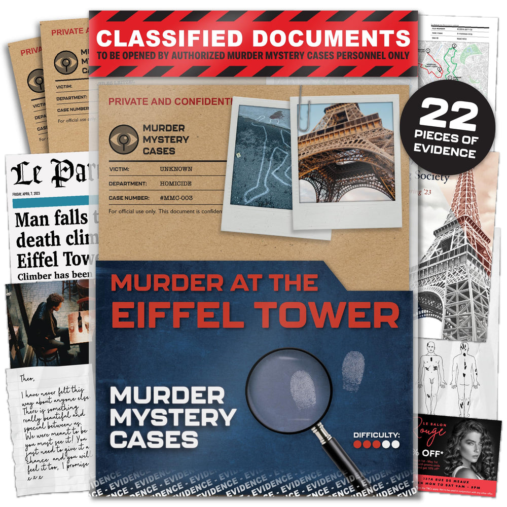 Lucky Egg Eiffel Tower evidence photos guide your detective journey.