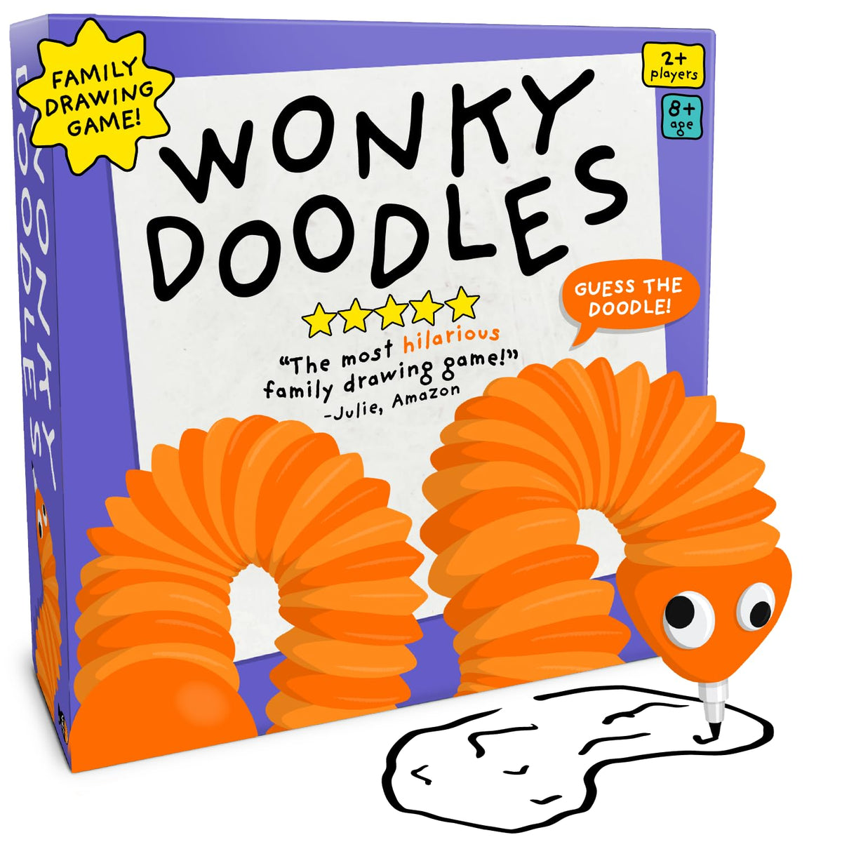 Lucky Egg Wonky Doodler pen setup for wobble-filled doodling fun.