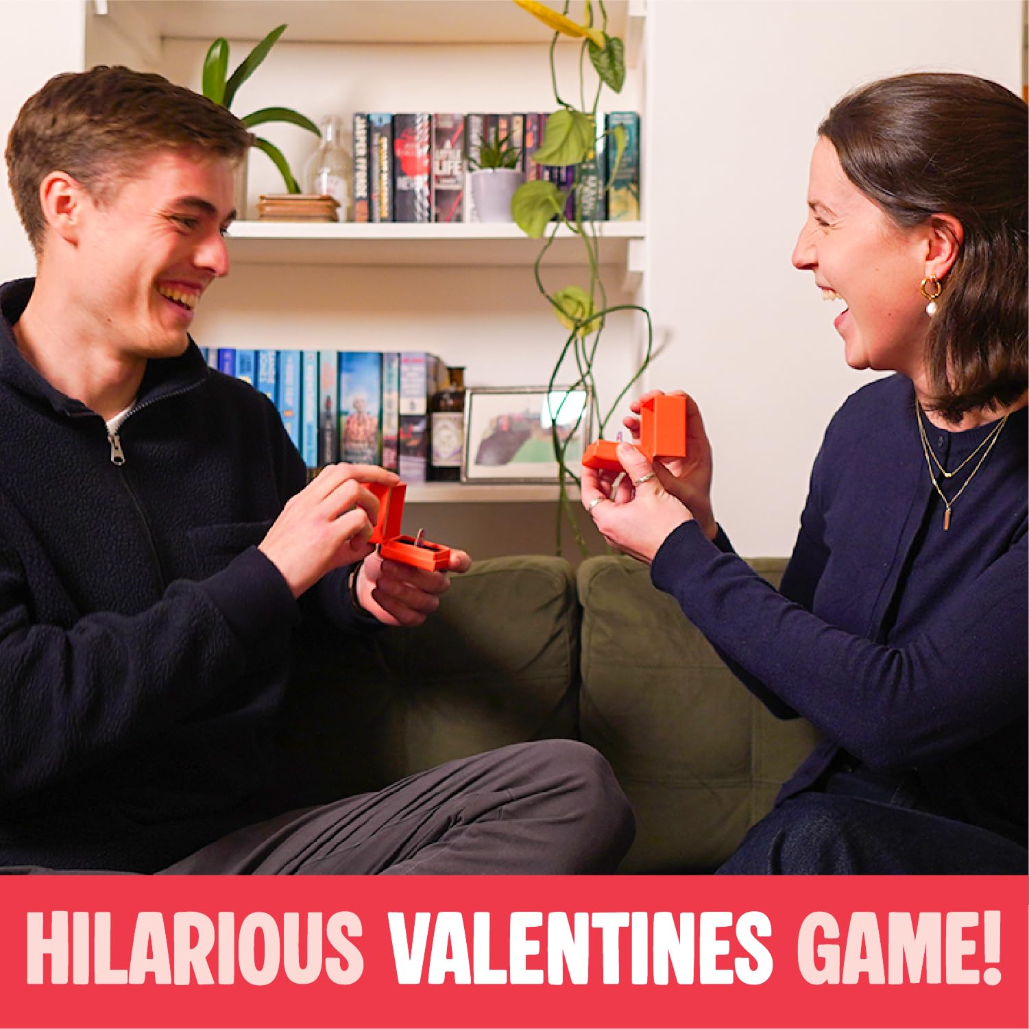 Lucky Egg Would You Still Love Me? game in action on a coffee table