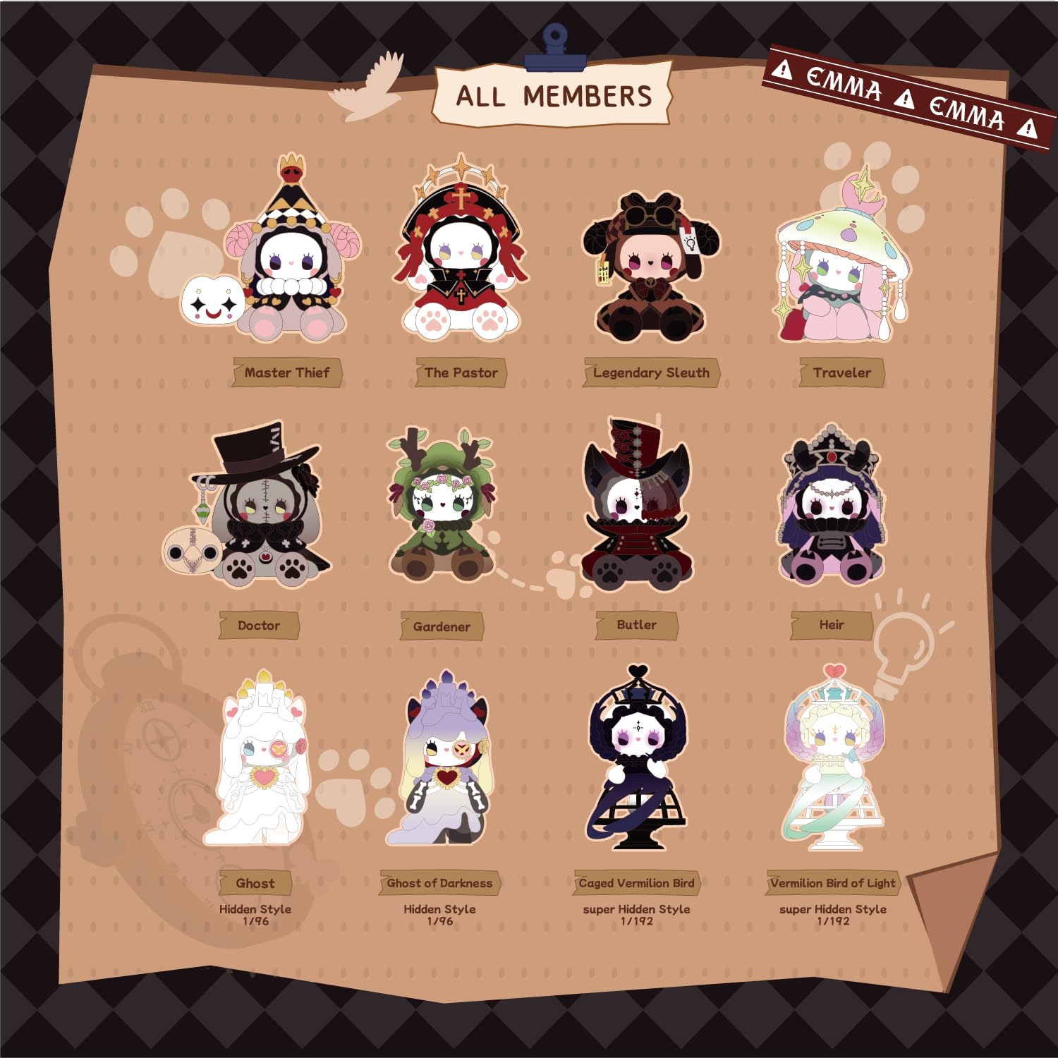 LUCKY EMMA Secret Forest Frostveil Villa figure 3 showcases hand-painted details with vibrant colors