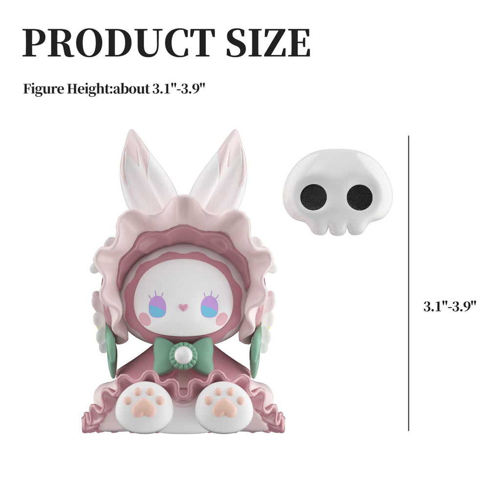 LUCKY EMMA Secret Forest figures measure 3.1 to 3.9 inches tall