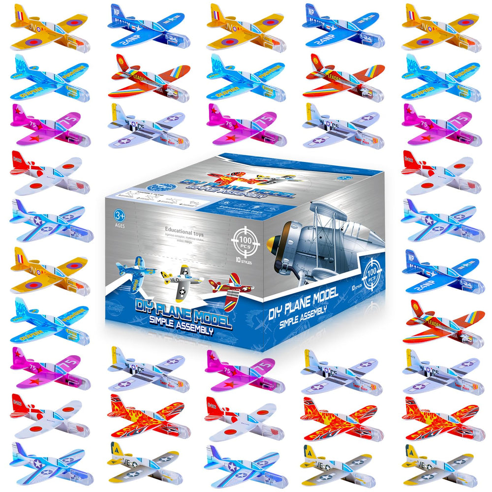 LUCKY GUESS foam gliders assembly steps enable quick classroom or party play