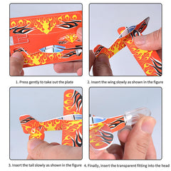 LUCKY GUESS foam gliders flight play showcases smooth, stable flights for kids