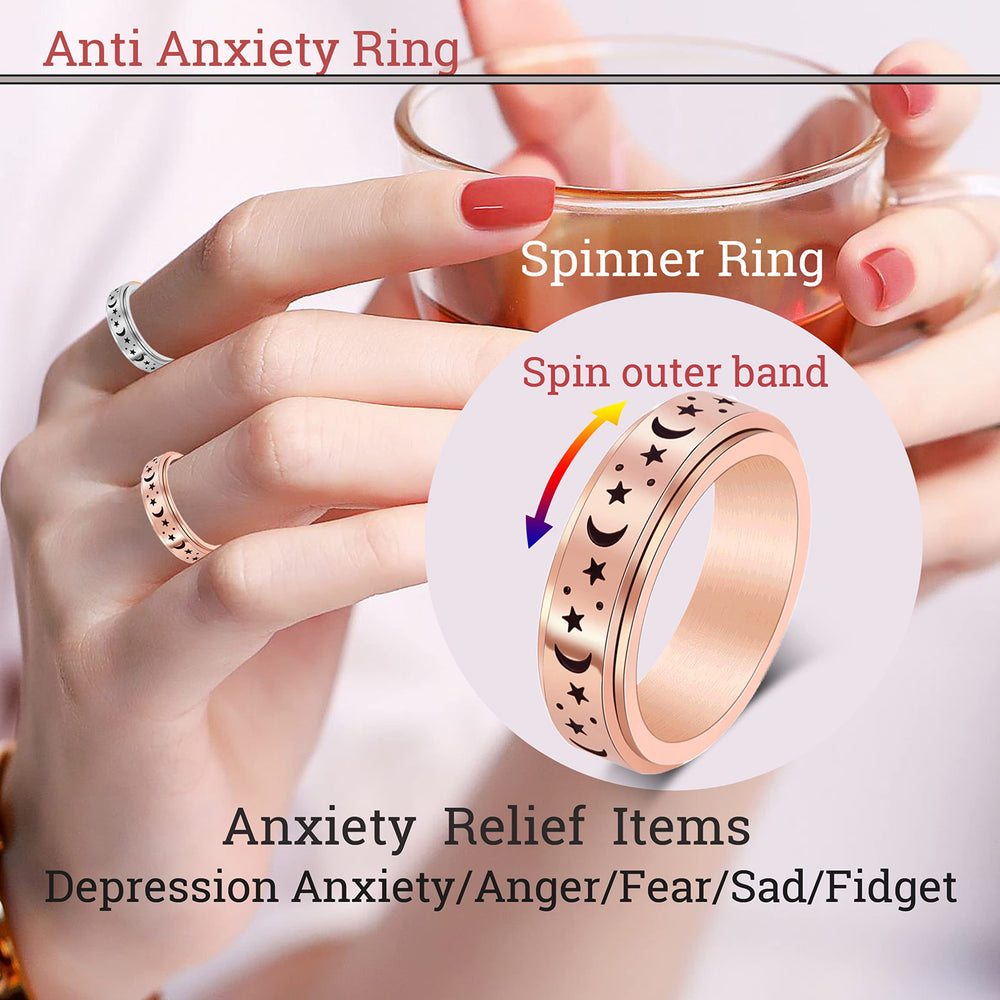 LuckyAmor sizes 5 to 11 ring size options