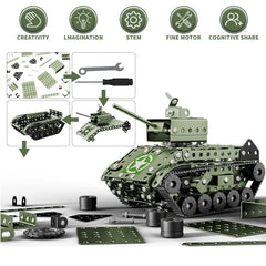 Lucky Doug army tank final model ready for desk display.