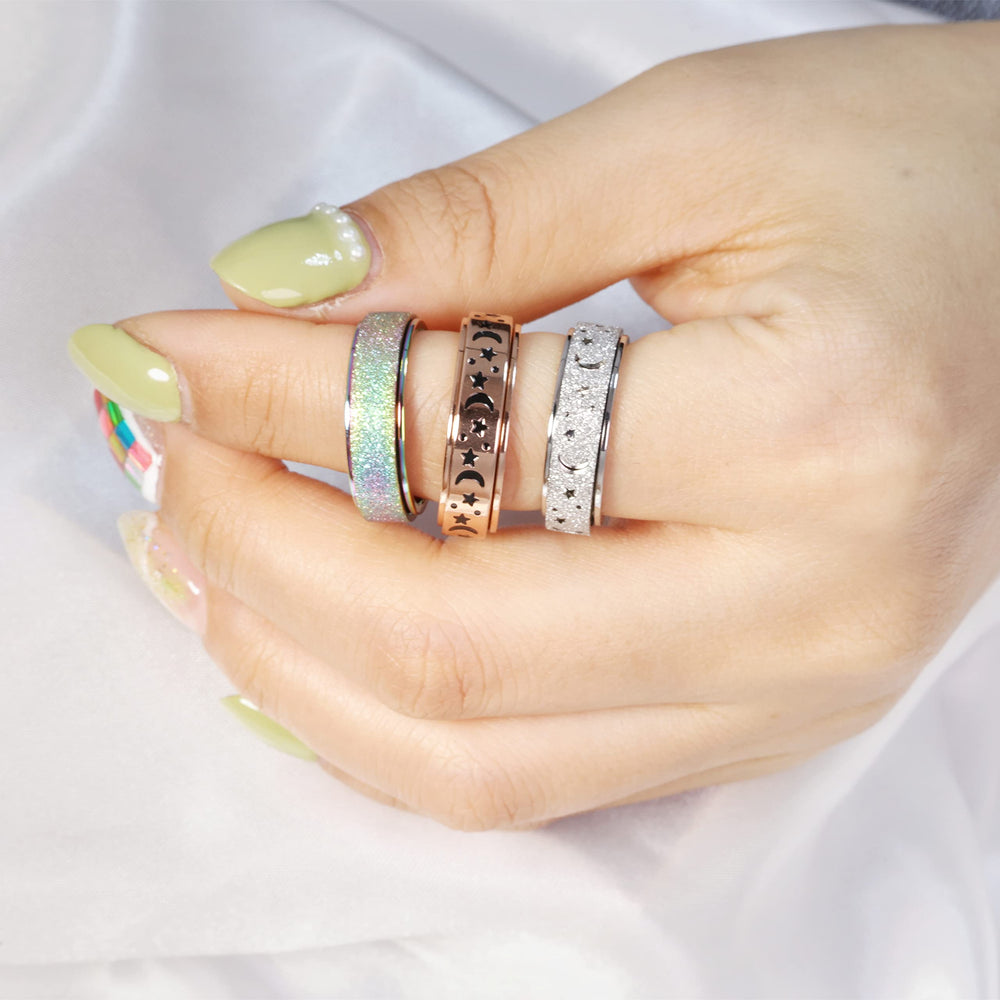 LuckyAmor anxiety ring as a discreet fidget tool for concentration