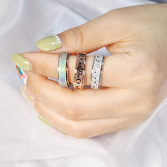 LuckyAmor anxiety ring as a discreet fidget tool for concentration