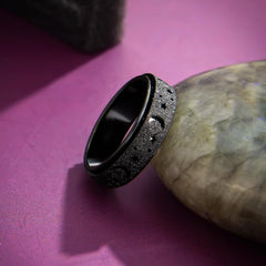 LuckyAmor anxiety ring available in sizes 5–11 for a comfortable fit.