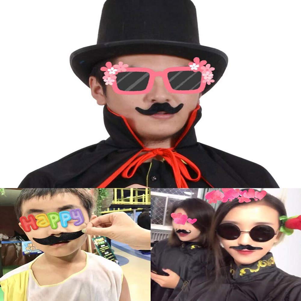 LuckyStar365 novelty mustaches deliver lightweight costume accents you can remove in seconds.