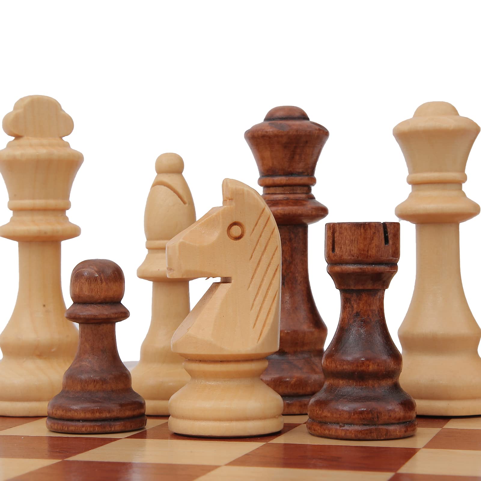 LuckyWish pawn pieces included for complete opening and endgame options.