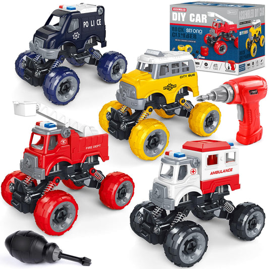 LUDILO city-fire-truck toy sparks imaginative play and fine motor skills.