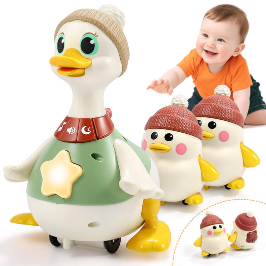 LUDILO duck toy front view with music for infants