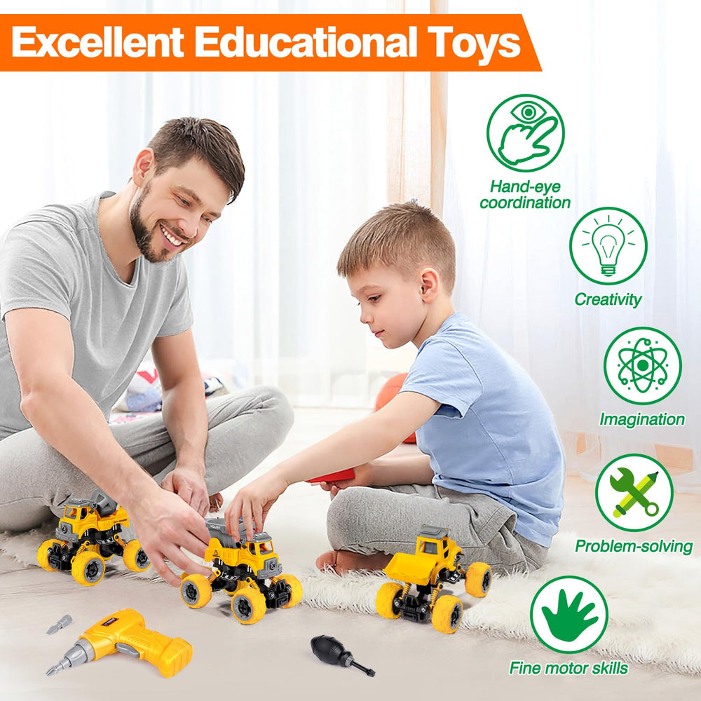 LUDILO electric drill accessory for kid-friendly assembly play