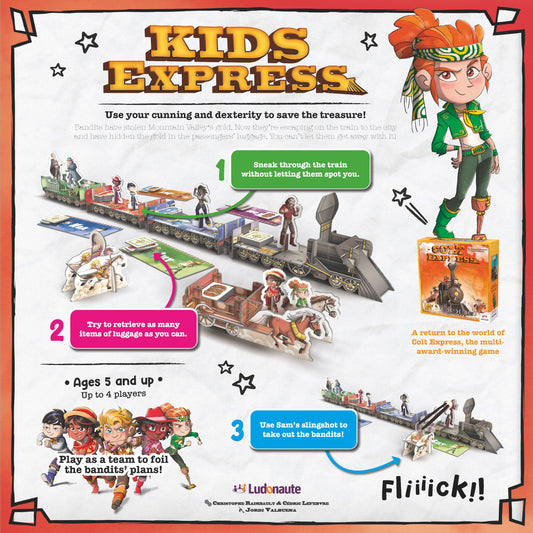 Ludonate Kids Express slingshot action, engages kids with motion and target practice