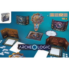 Ludonaute Archeo-Logic cogs turning during a careful question.