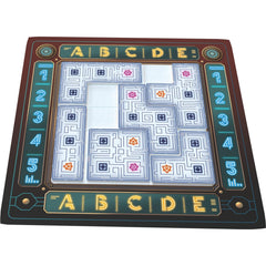 Ludonaute Archeo-Logic deduction board guiding city mapping.