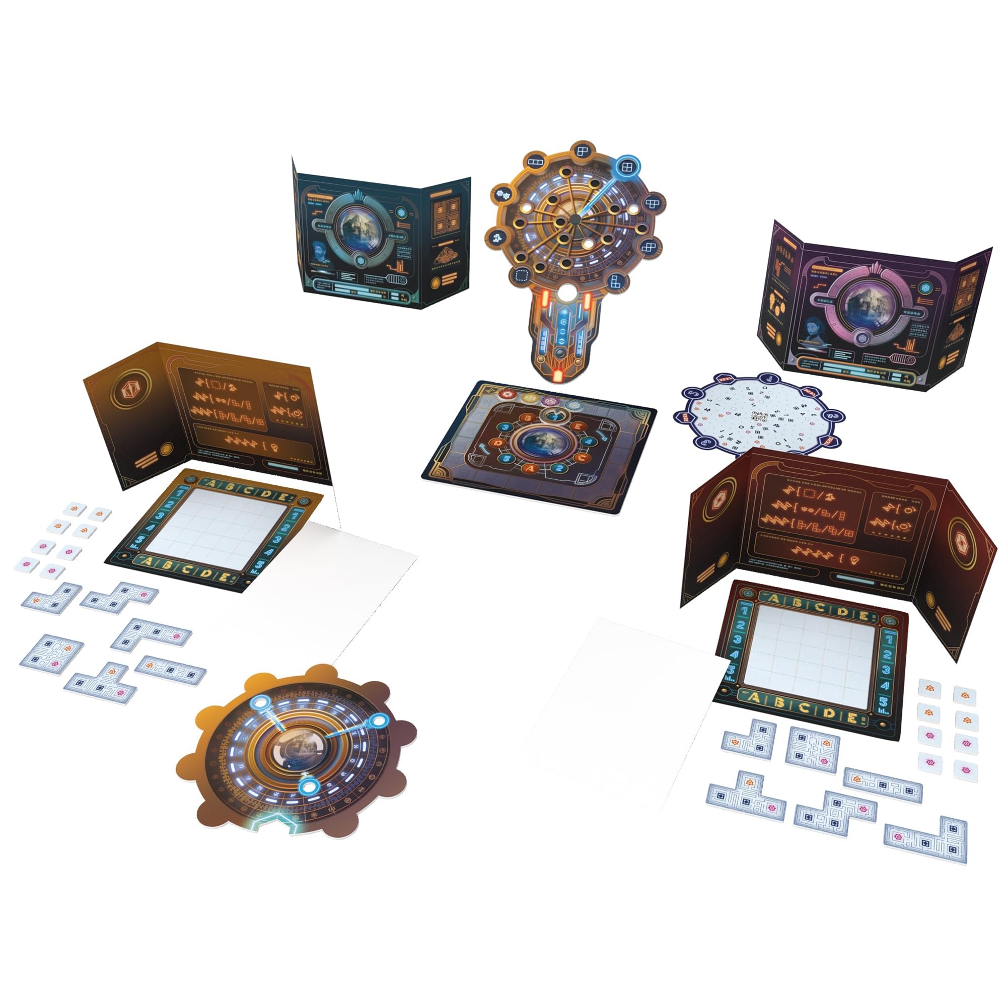 Ludonaute Archeo-Logic time token indicating turn advancement.