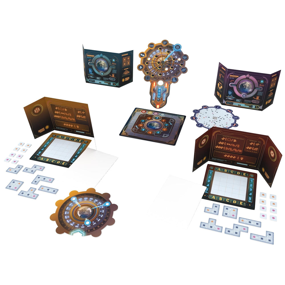 Ludonaute Archeo-Logic time token indicating turn advancement.