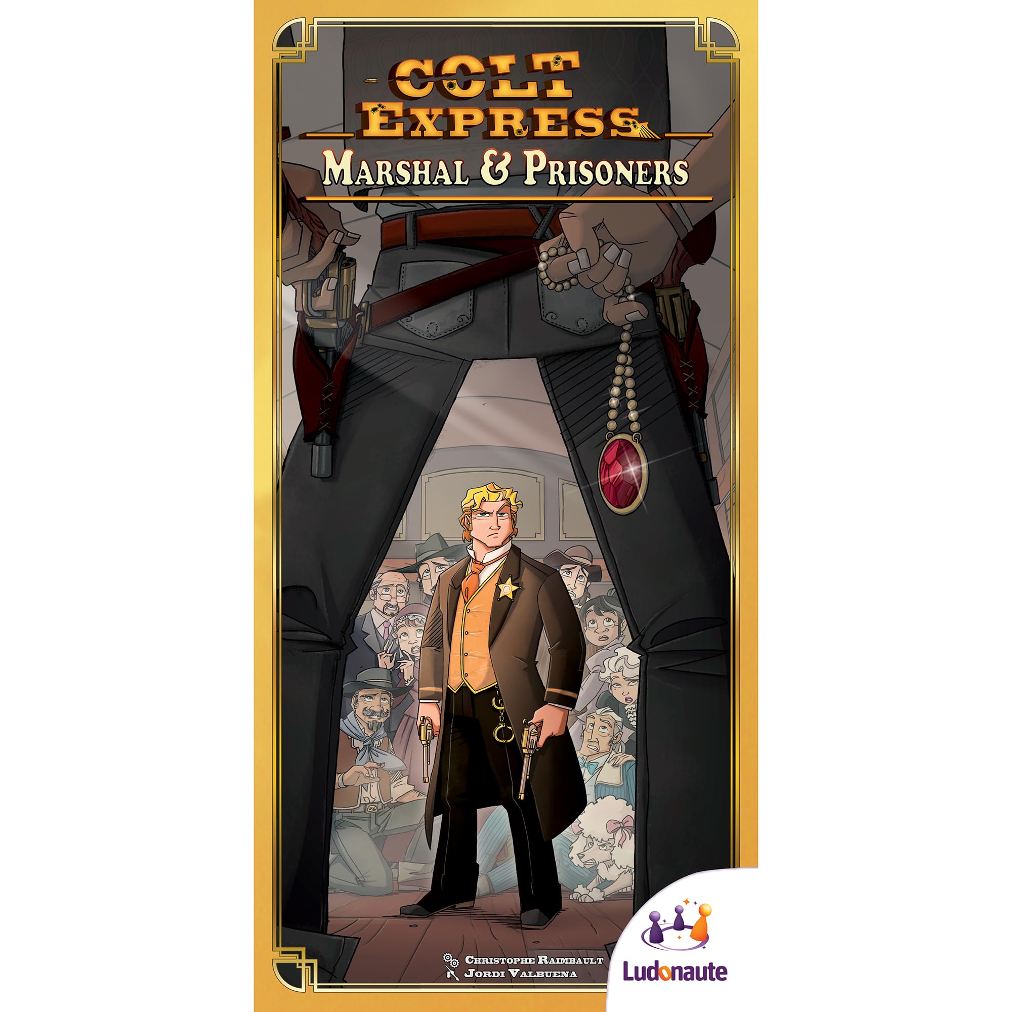 Ludonaute Colt Express prisoners car adds risk rewards with new capture and release options