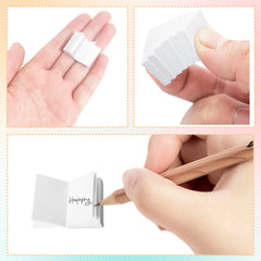 LUFEEMGA blank mini book close-up shows lightweight craft for DIY projects.