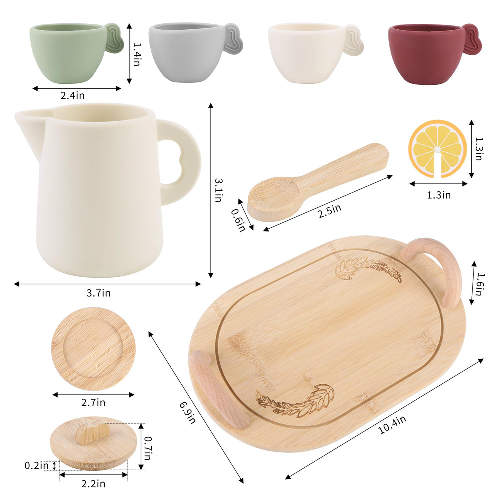 Lufstd teacup decoration adds a charming tabletop detail