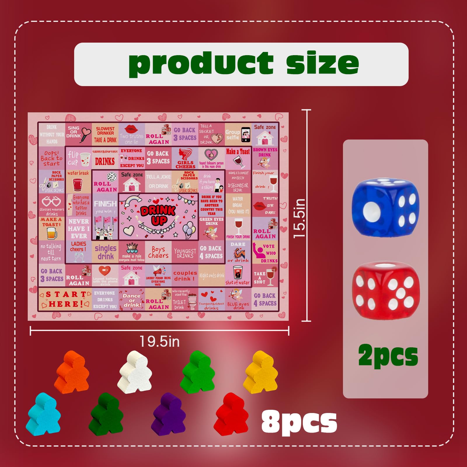 Luhiew 19x15 inch play mat shown, perfect for easy setup