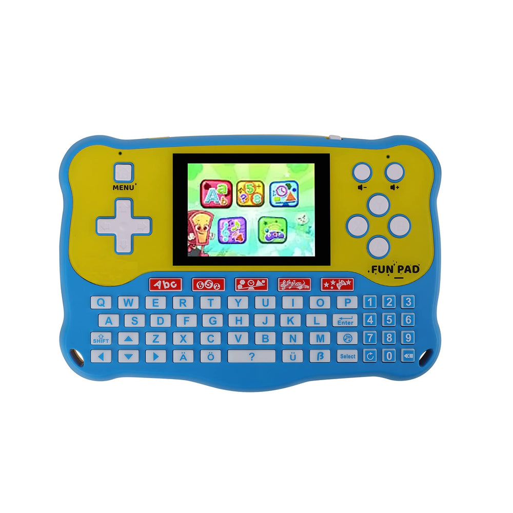 LUHYAUAN Kids Tablet front view showcasing 102 activities for early learning.