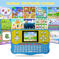 LUHYAUAN Kids Tablet shows engaging games for memory and coordination.
