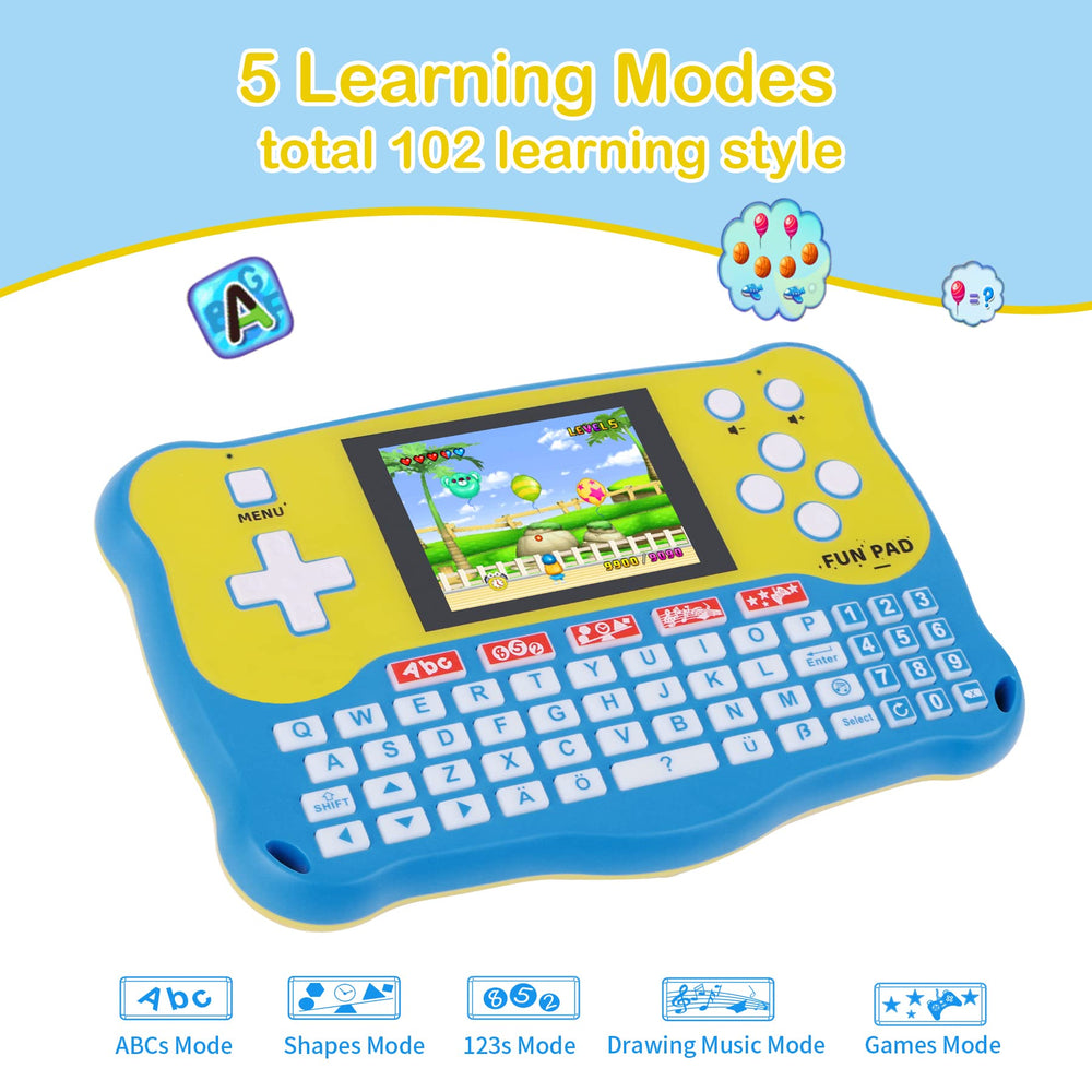 LUHYAUAN Kids Tablet being held for portable learning on the go.