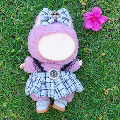 Lukax 17cm doll dress set crafted from soft fabric for gentle dressing.