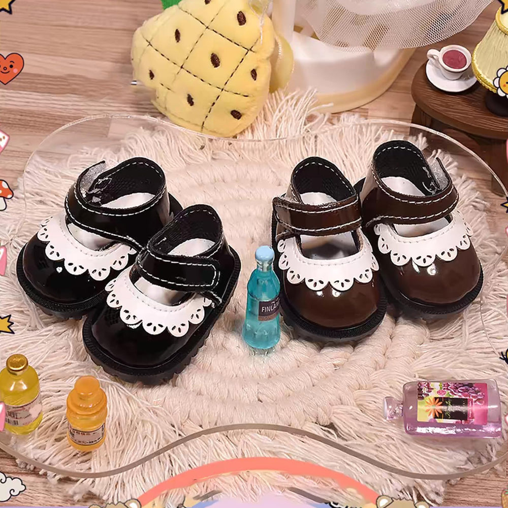 Lukax top-view doll shoes, easy slip-on for quick outfit changes.