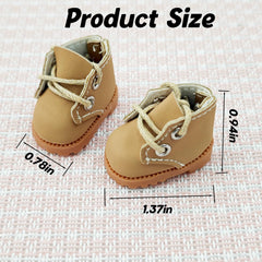 Lukax boots enhance 15cm or 17cm doll wardrobes with authentic detail.