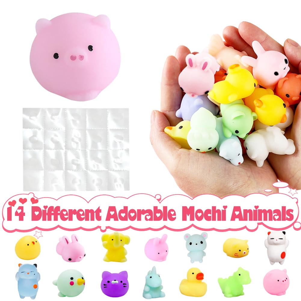 LUKBERA Mochi Squishy octopus design provides soft texture and calming fidget option.