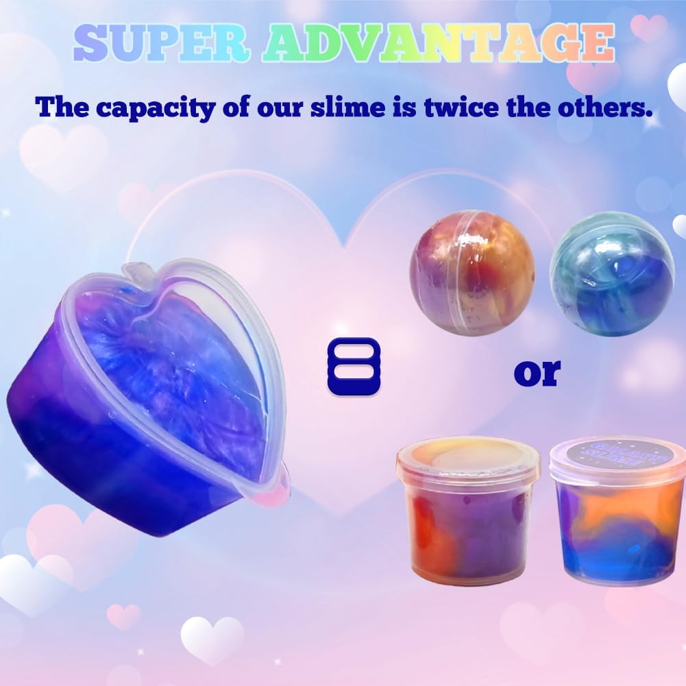 LUKBERA Slime Set multi-color designs enable mix-and-match play.