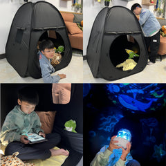 lukidoki sensory tent steel frame provides durable, stable support