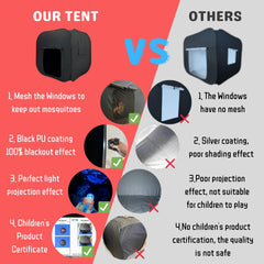lukidoki sensory tent pop-up design enables effortless setup anywhere