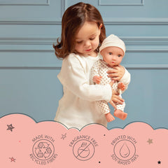 LullaBaby drying and care steps, squeeze out water and dry on low.