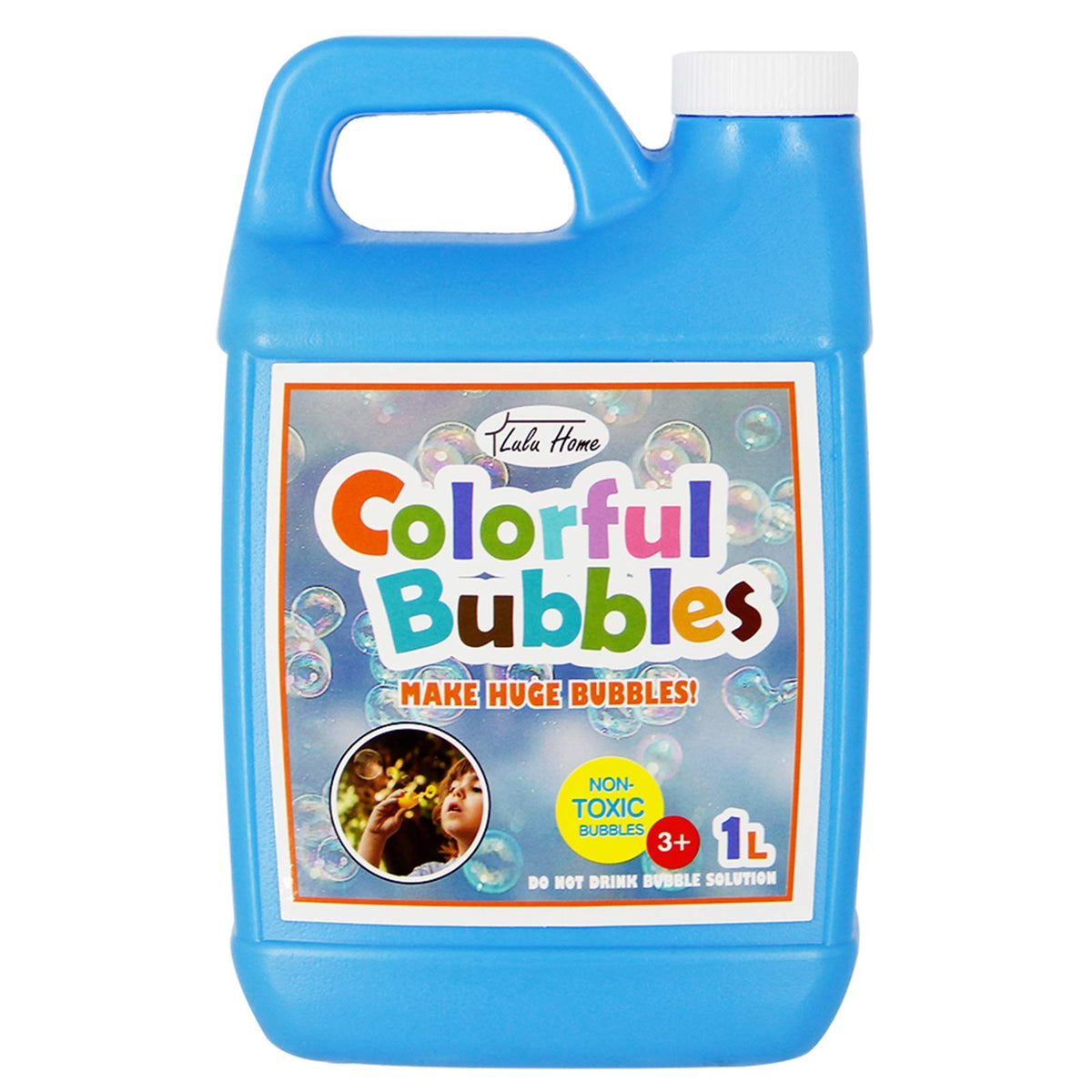 Lulu Home bubble solution bottle pour ready for dilution and play