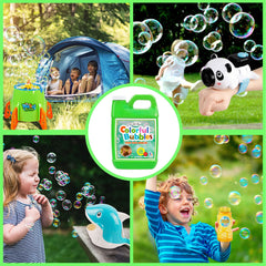 Lulu Home bubble blower toys refill in grass-green for diverse play