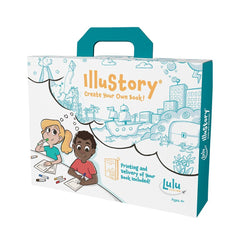 Lulu Jr. Illustory kit cover template pages showcase a polished, professional-looking book cover.
