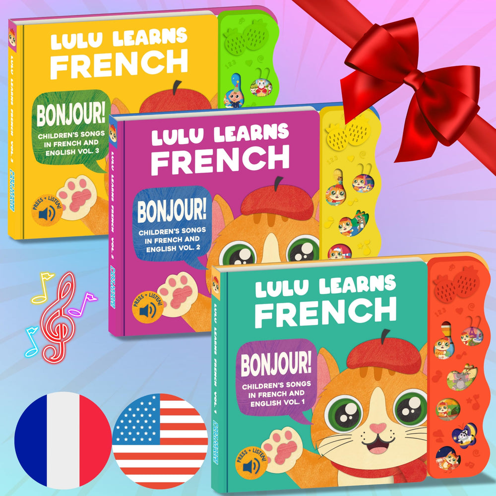 Lulu Learns French bilingual setup supports parent child learning together at home.