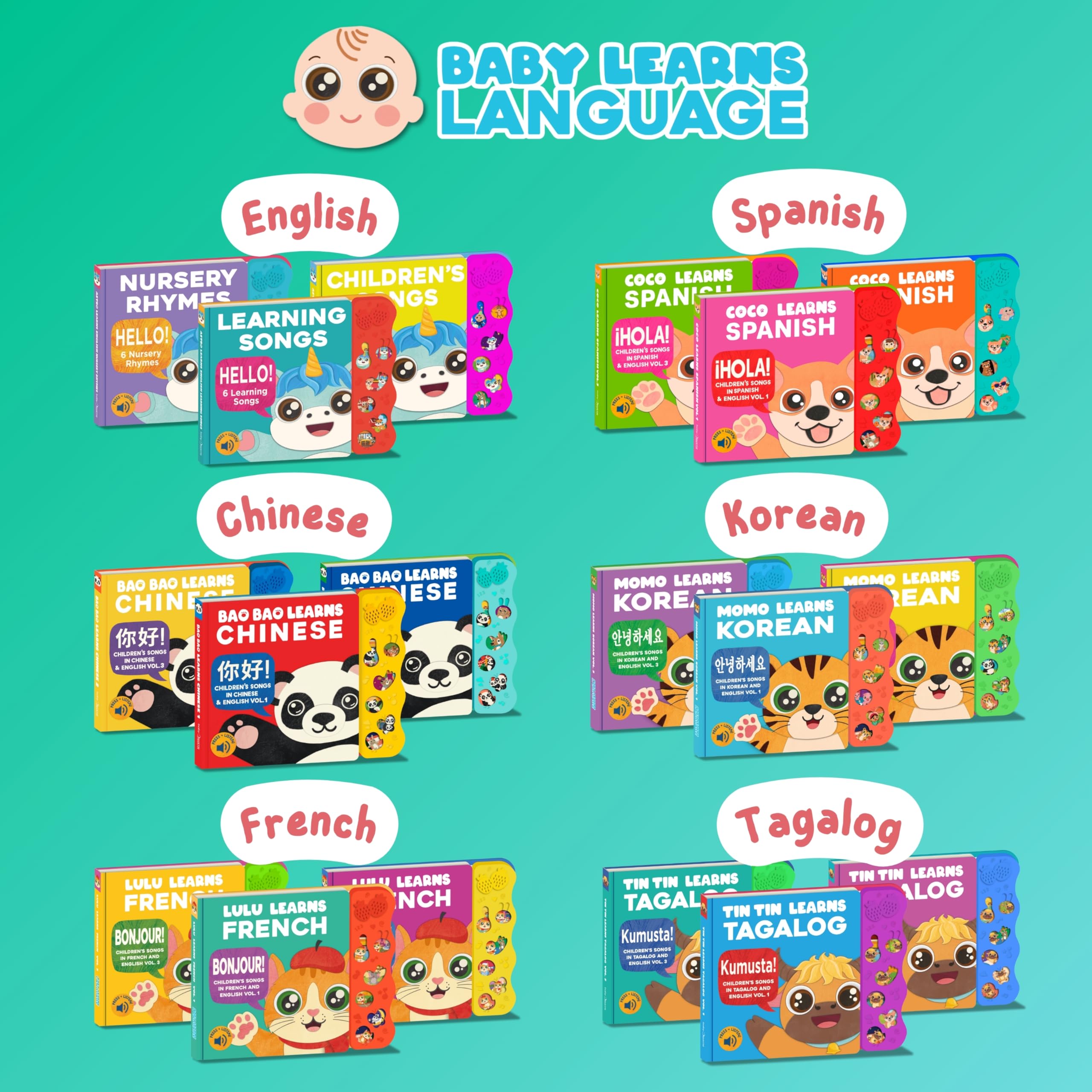 Lulu Learns French gift ready packaging ideal for birthdays and baby showers.