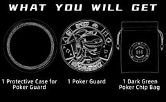 LuluCircle Poker Card Protector in use during gameplay