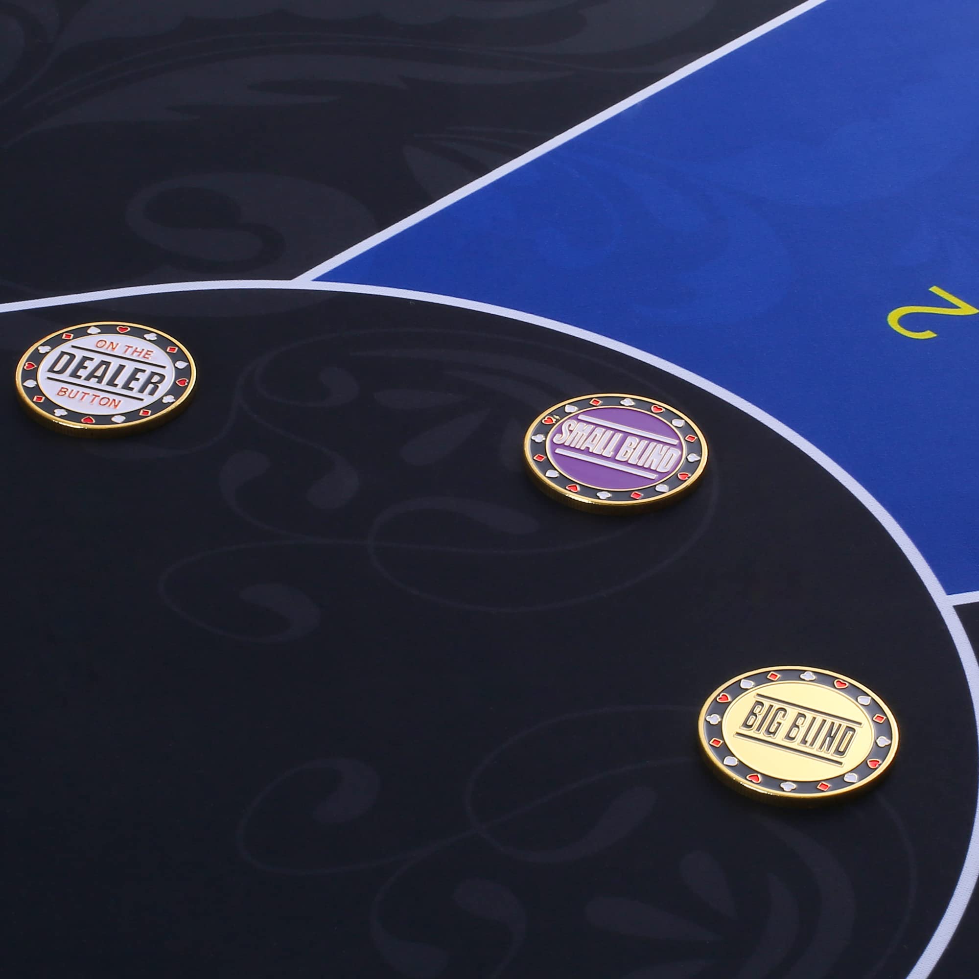 LuluCircle small blind marker clearly indicates the position for smoother play.