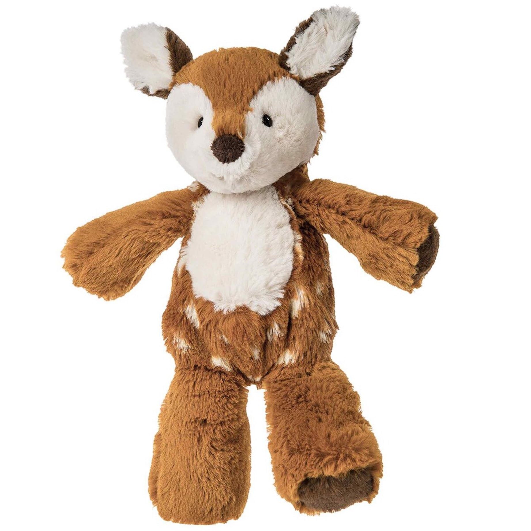 Lulujo Mary Meyer Marshmallow Zoo Junior Fawn front view invites cuddles and daily play